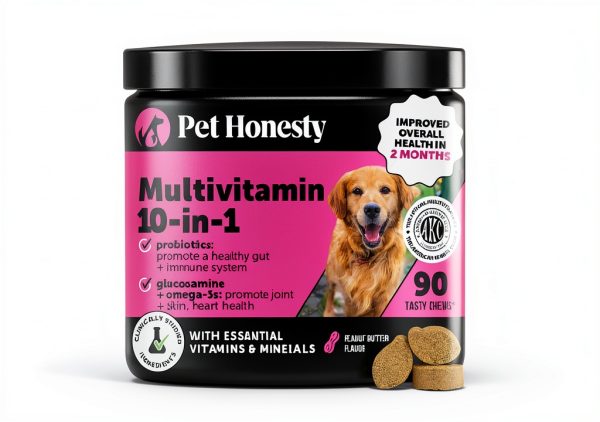 Pet Honesty Dog Multivitamin Chews Glucosamine Probiotics-0