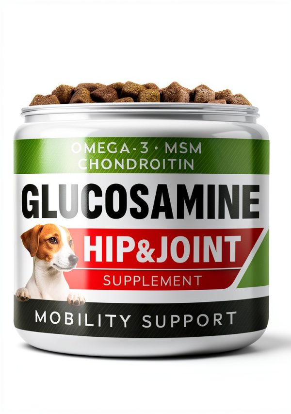 STRELLALAB Dog Joint Supplement Glucosamine Chondroitin-3