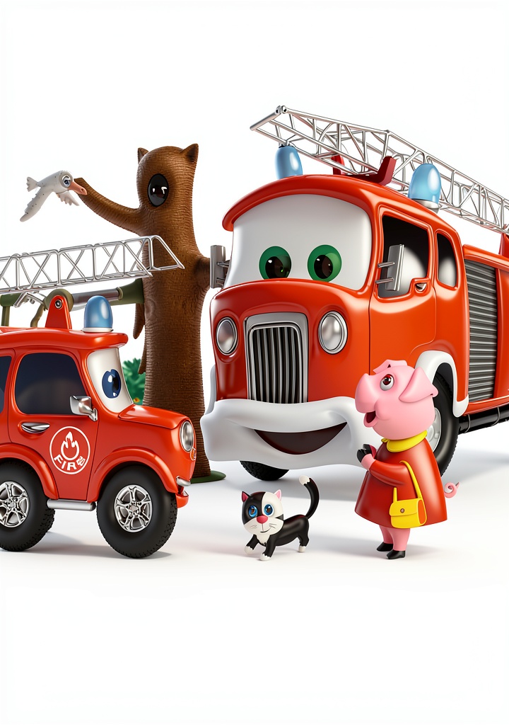 Leo Car Adventure Stories Kindle eBook cover showing vibrant vehicle illustrations