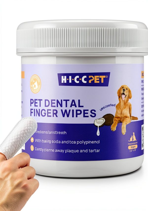 HICC Pet Dog Dental Wipes Freshen Breath Clean Teeth-0