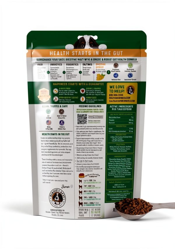 Bernies Best Dog Digestive Supplement High Fiber Grass Bits-2