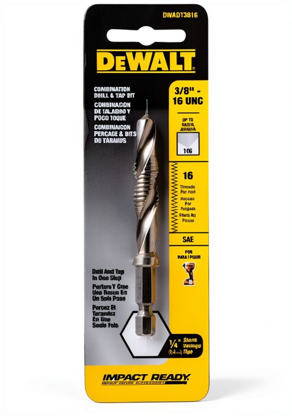 DEWALT Drill Bit Metal Hex Shank Impact Driver 3/8 in-1