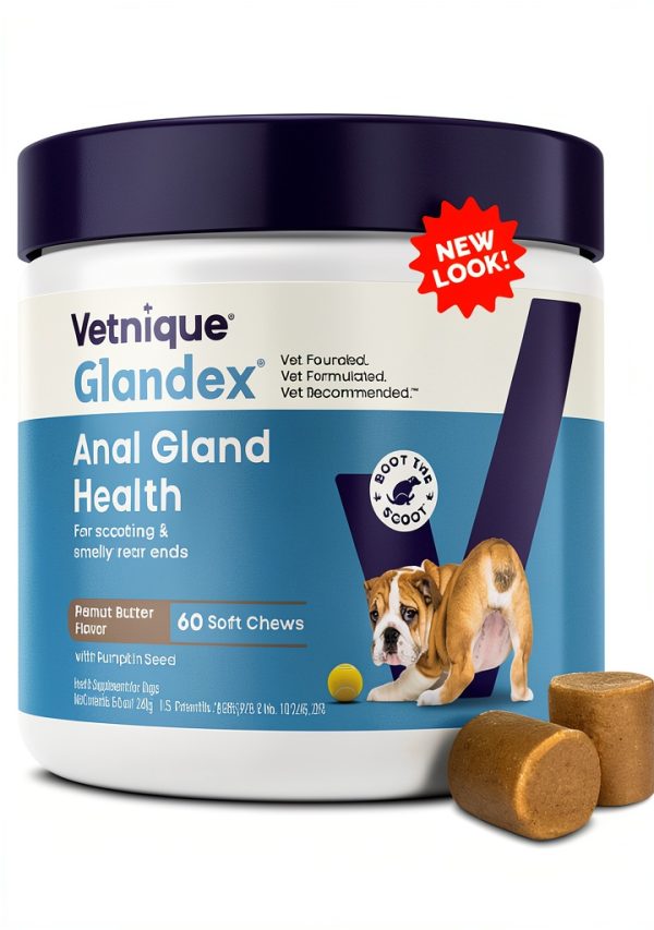 Glandex Anal Gland Chews for Dogs Vetnique Labs Support-0