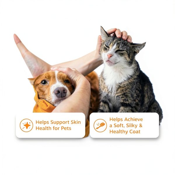 Zesty Paws Salmon Oil Omega 3 Dog Cat Skin Coat Supplement-1
