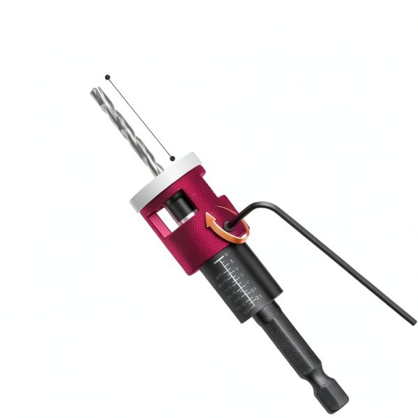 Countersink Drill Bit Set BURMONG 5‑Piece Steel Set-2
