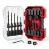 Countersink Drill Bit Set TEWORDA 15pc Nitride HSS-0