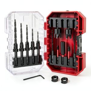 Countersink Drill Bit Set TEWORDA 15pc Nitride HSS-0