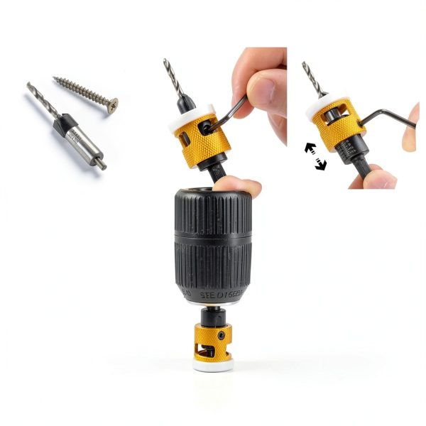 Countersink Drill Bit Set LEOMAUNYX M2 HSS Yellow-4