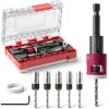 Countersink Drill Bit Set BURMONG 5‑Piece Steel Set-0