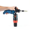 QWORK 3-in-1 Drill Bit Set High-Speed Steel Titanium Alloy-6