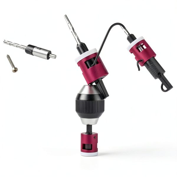 Countersink Drill Bit Set BURMONG 5‑Piece Steel Set-6
