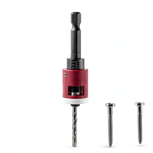 Countersink Drill Bit Set BURMONG 5‑Piece Steel Set-4