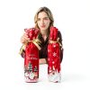 Yahpetes Christmas Wine Bottle Bag 2Pcs Xmas Gift Bags Santa Clause, Snowman Red Wine Bottle Cover Bags with Drawstring for Christmas Party Decorations-6