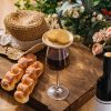 Mumufy 8 Pcs Wine Glass Charcuterie Topper Bamboo Round Mini Charcuterie Boards Dual Use Cups Topper Plates for Family Gatherings Bars Restaurants (4'')-3