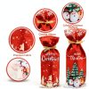 Yahpetes Christmas Wine Bottle Bag 2Pcs Xmas Gift Bags Santa Clause, Snowman Red Wine Bottle Cover Bags with Drawstring for Christmas Party Decorations-3