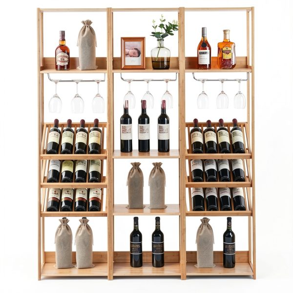 HRX Package 10pcs Burlap Wine Bags for 1.5L Magnum Bottles, Hessian Cloth Glass Liquor Bottle Bags Covers for Christmas Wedding Party-4