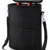 Wine Cooler Bag 2‑Bottle Insulated Tote with Handle – Bruwaa Black-0