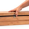 Wine Gift Box Set by Case Elegance Real Bamboo Secure Fit-5