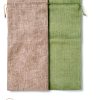 Burlap Wine Gift Bags DIYASY 12pcs with Snowflake Tags & Jute Twine-3