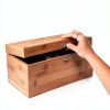 Wine Gift Box Set by Case Elegance Real Bamboo Secure Fit-4
