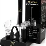 Air Pressure Wine Bottle Opener Mincham 6in1 Foil Cutter & Aerator-0