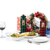 Christmas Wine Bag DULEFUN 12pcs Set Buffalo Plaid Reusable Burlap-4