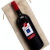 HRX Package 10pcs Burlap Wine Bags for 1.5L Magnum Bottles, Hessian Cloth Glass Liquor Bottle Bags Covers for Christmas Wedding Party-1