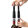 Wine Gift Set Ivation Opener Aerator Vacuum Preserver Matt Black-3