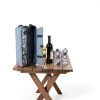 Wine Bag ALLCAMP Insulated Cooler with Glasses Opener Blue 1 Bottle-4
