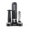 Wine Gift Set Ivation Opener Aerator Vacuum Preserver Matt Black-2