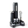 Wine Gift Set Ivation Opener Aerator Vacuum Preserver Matt Black-4