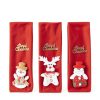 Christmas Wine Bottle Gift Bags hexiaoxiao 3pcs Santa Snowman Elk-1